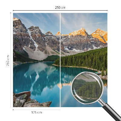 Modern wall mural for living room Mountain reflection