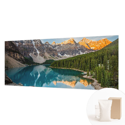 Modern wall mural for living room Mountain reflection