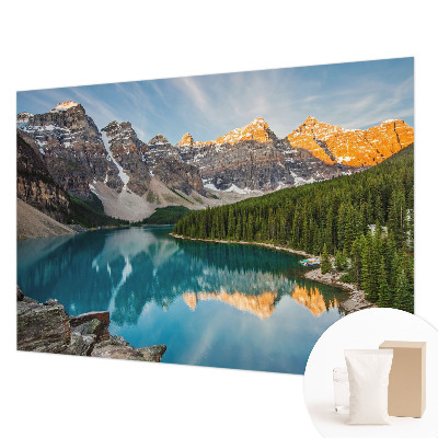 Modern wall mural for living room Mountain reflection