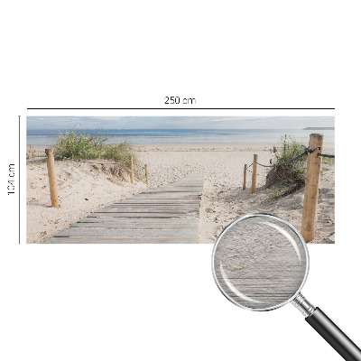 High quality photo wallpaper Wooden walkway