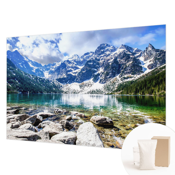 Premium wall mural for bedroom Mountain landscape