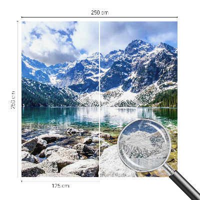 Premium wall mural for bedroom Mountain landscape