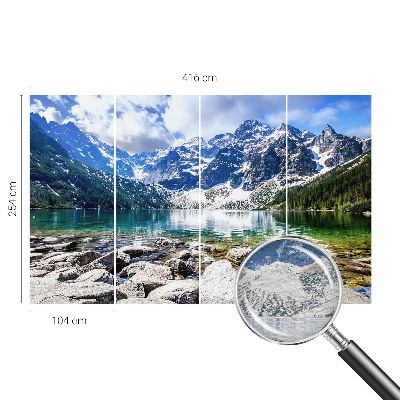 Premium wall mural for bedroom Mountain landscape