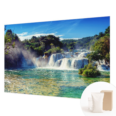 Decorative wall mural for living room Waterfall landscape