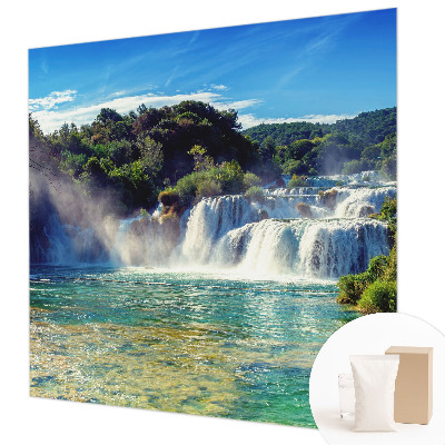 Decorative wall mural for living room Waterfall landscape