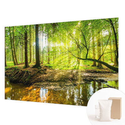 Non-woven wall mural Green landscape