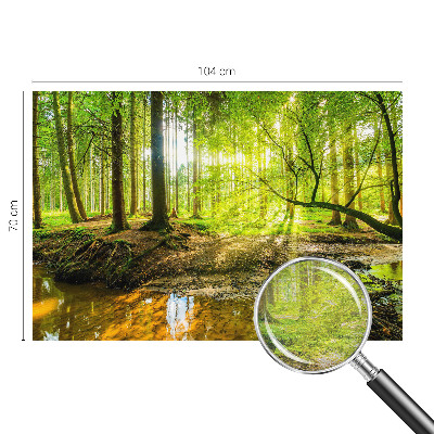 Non-woven wall mural Green landscape