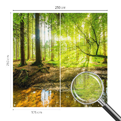 Non-woven wall mural Green landscape