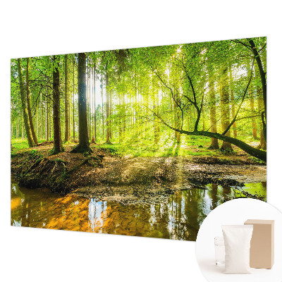 Non-woven wall mural Green landscape