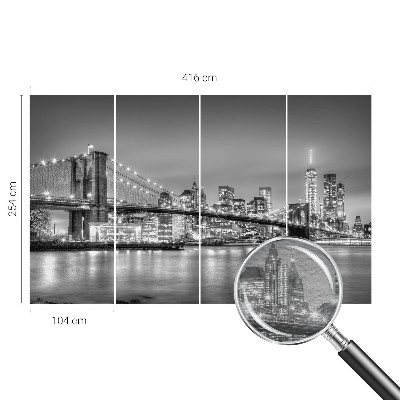 Wall mural for living room The metropolis bridge