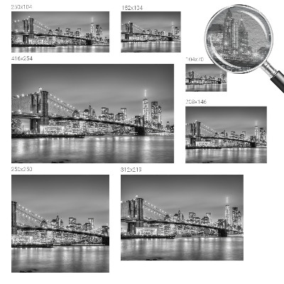 Wall mural for living room The metropolis bridge