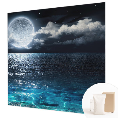 Wallpaper mural for living room Night sea