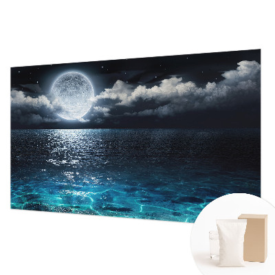 Wallpaper mural for living room Night sea