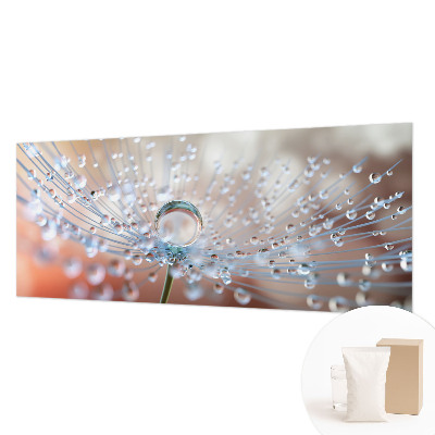 Large wall mural wallpaper A drop on a dandelion