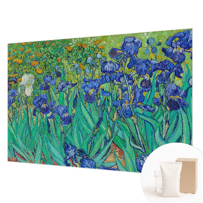 Modern wall mural for living room Garden flowers