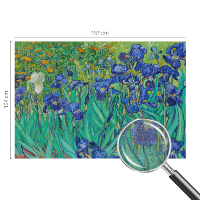 Modern wall mural for living room Garden flowers