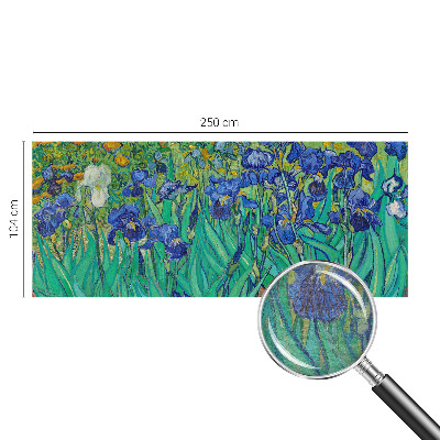 Modern wall mural for living room Garden flowers