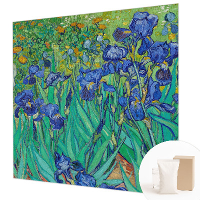 Modern wall mural for living room Garden flowers