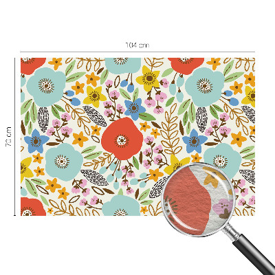 Non-woven photo wallpaper Floral pattern