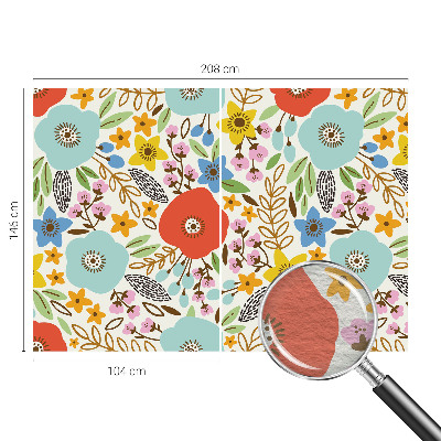 Non-woven photo wallpaper Floral pattern