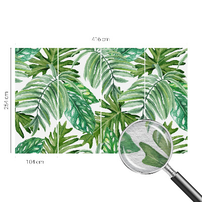 Wall mural Exotic leaves