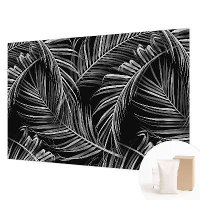 Non-woven wall mural with an exotic pattern