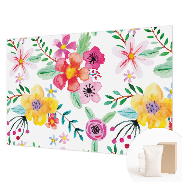 Wall mural for living room Floral freshness