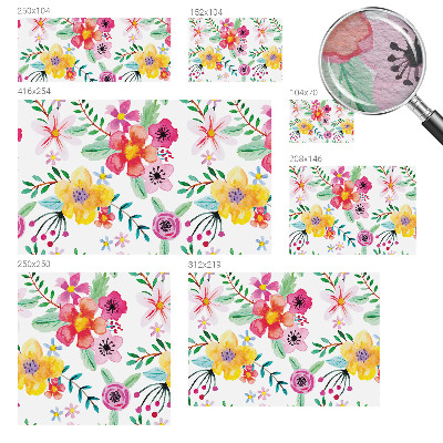Wall mural for living room Floral freshness