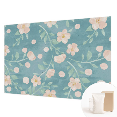 Wallpaper mural for living room Floral elegance