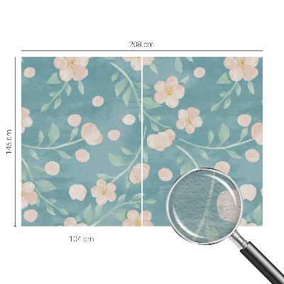 Wallpaper mural for living room Floral elegance