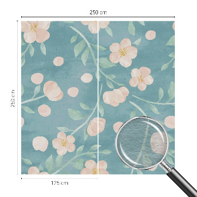 Wallpaper mural for living room Floral elegance