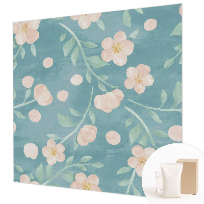 Wallpaper mural for living room Floral elegance