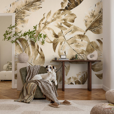 Large wall mural Exotic flora