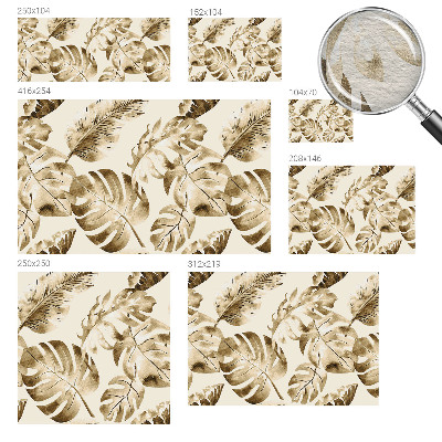 Large wall mural Exotic flora