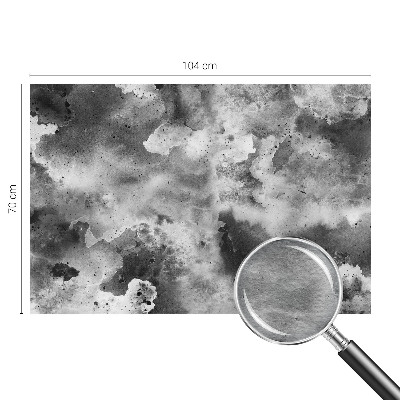 Large wall mural wallpaper Gray clouds