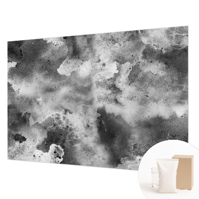 Large wall mural wallpaper Gray clouds