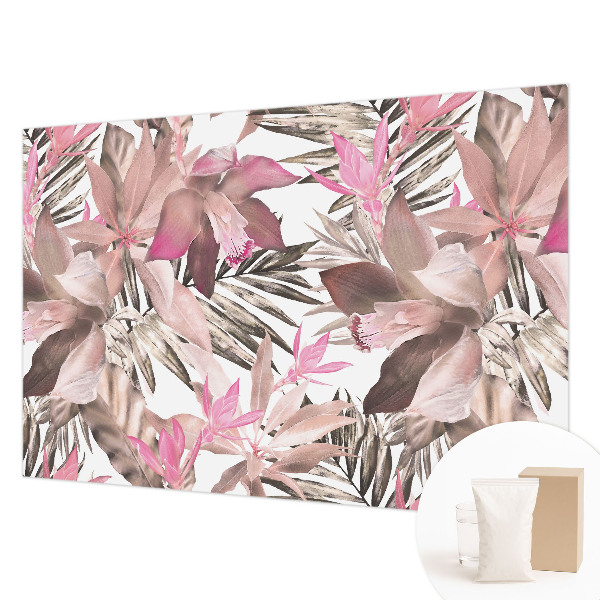 Custom size wall mural Exotic flowers