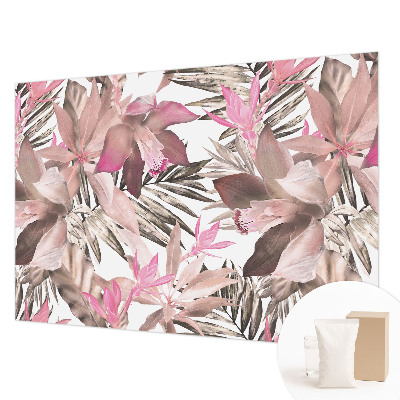 Custom size wall mural Exotic flowers