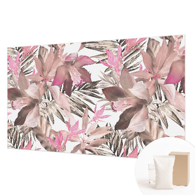 Custom size wall mural Exotic flowers