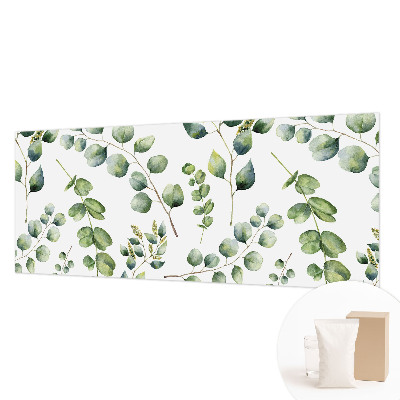 Modern wall mural for living room Green leaves