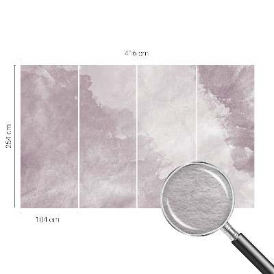 Modern wall mural Purple abstraction