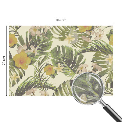 Premium photo wallpaper Exotic flora