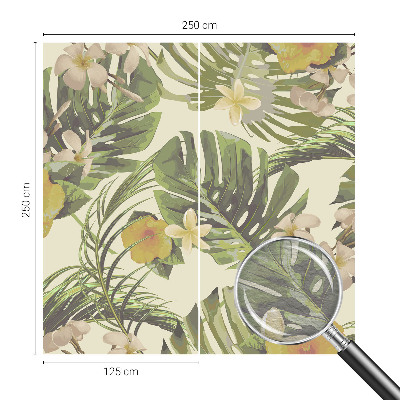 Premium photo wallpaper Exotic flora