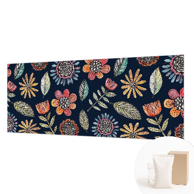 Wallpaper mural Floral mosaic