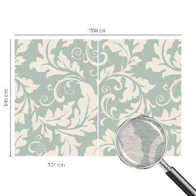 Photo wallpaper Decorative leaves
