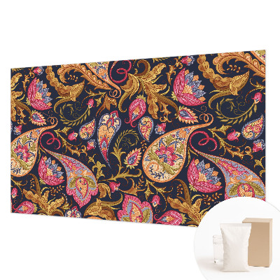 Wall mural for living room Colorful paisley