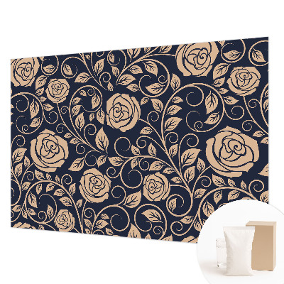 Bedroom wall mural wallpaper Romantic flowers