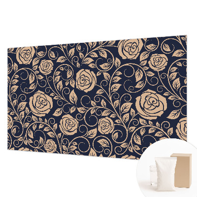 Bedroom wall mural wallpaper Romantic flowers