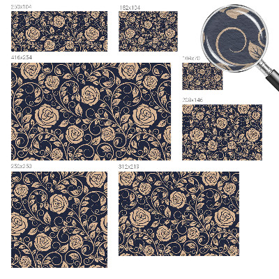 Bedroom wall mural wallpaper Romantic flowers