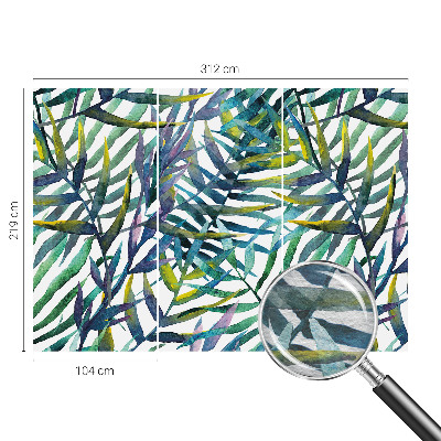 Wallpaper mural for living room Exotic vegetation